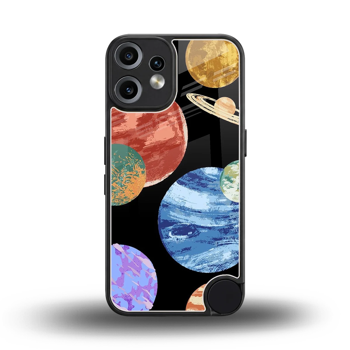 Planet Parade back phone cover | glass case for cmf nothing phone 2 pro