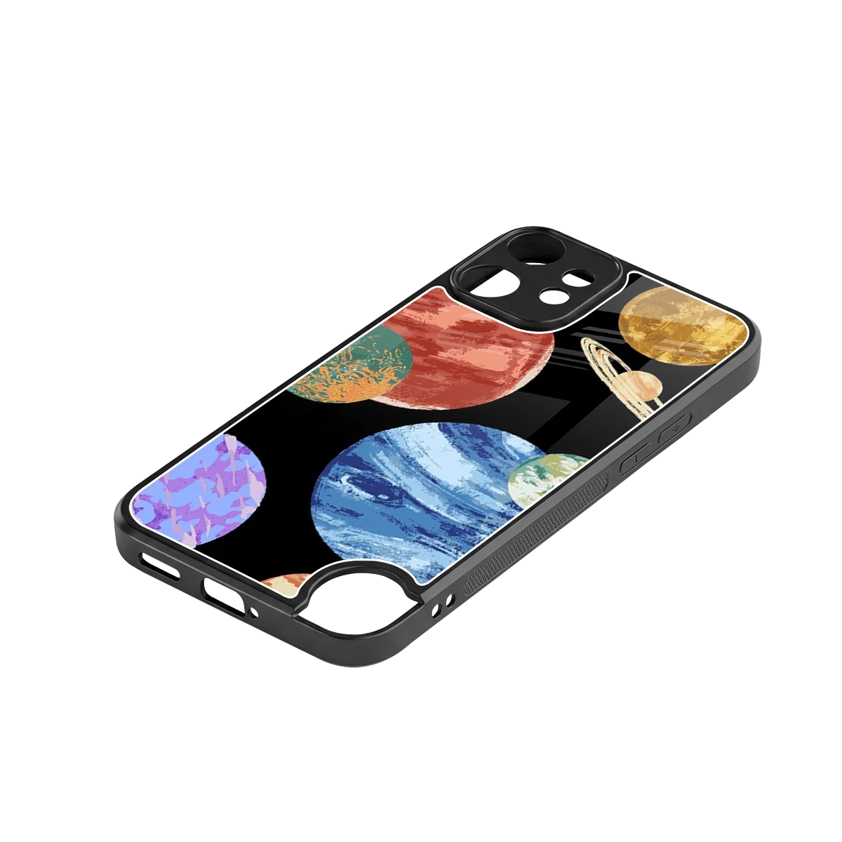 Planet Parade stylish phone case for cmf nothing phone 2 pro | glossy glass and slim fit