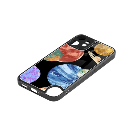 Planet Parade stylish phone case for cmf nothing phone 2 pro | glossy glass and slim fit