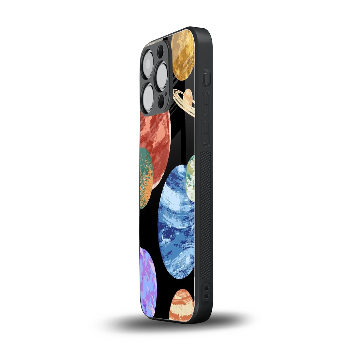 Planet Parade iphone 16 pro mobile cover | shockproof glass phone case