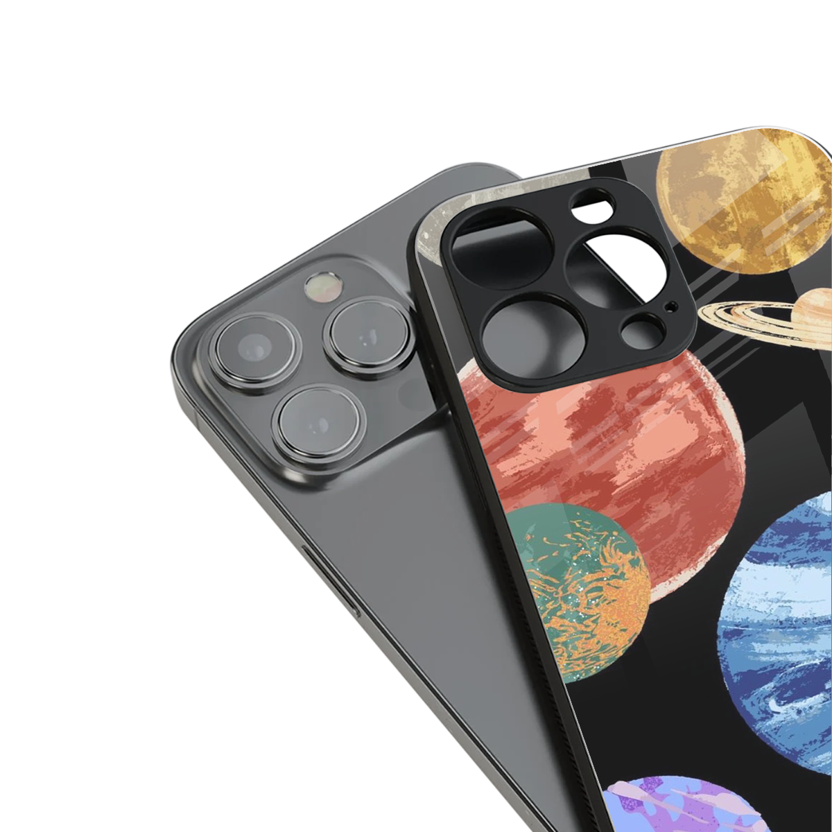Planet Parade Phone Case for Iphone 16 | Glass Case