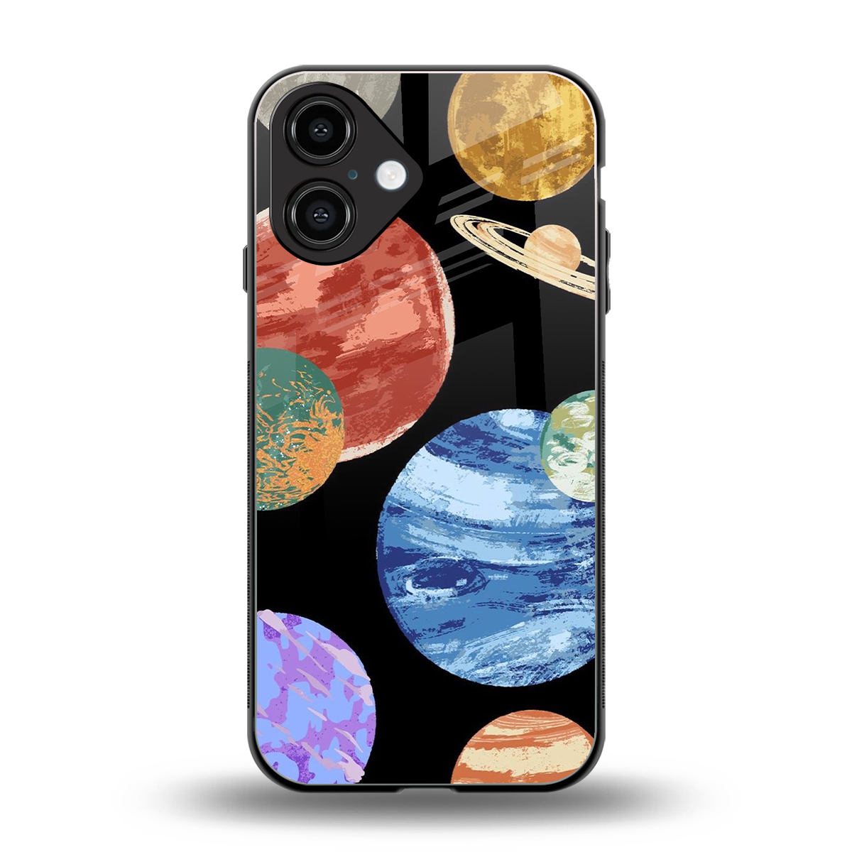 Planet Parade Phone Case for Iphone 16 | Glass Case