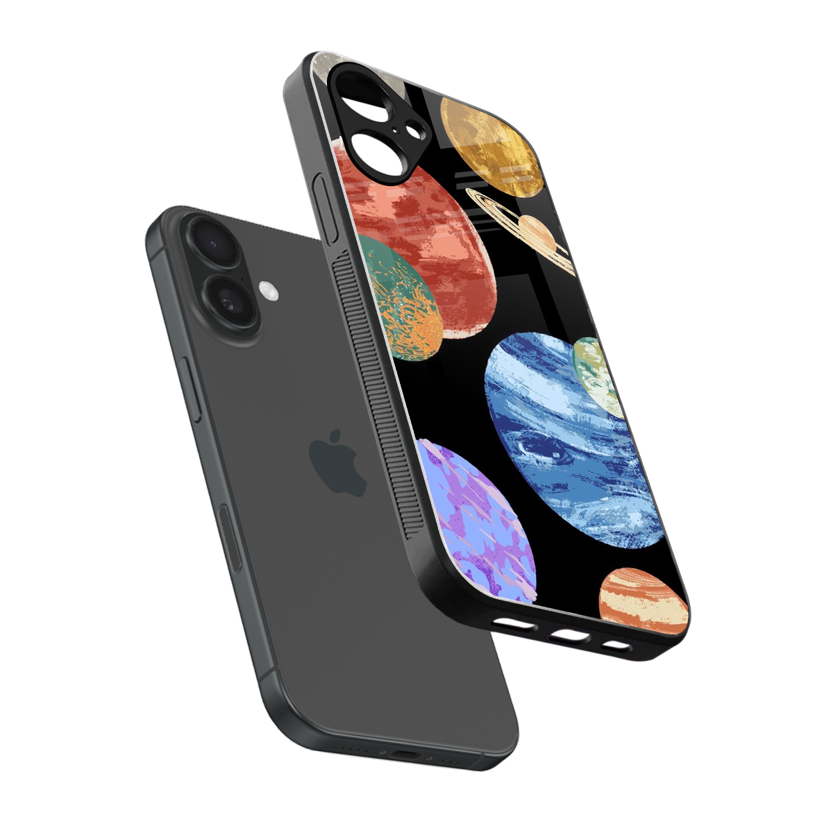 Planet Parade Phone Case for Iphone 16 | Glass Case