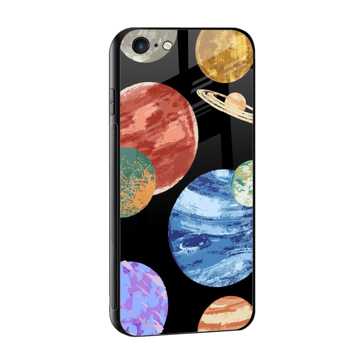 Planet Parade sleek iphone 6 cover with tempered glass back and TPU edges