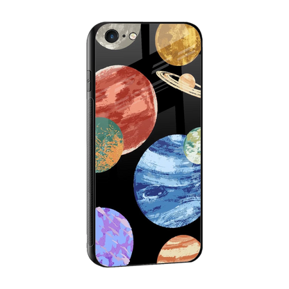 Planet Parade sleek iphone 6 cover with tempered glass back and TPU edges