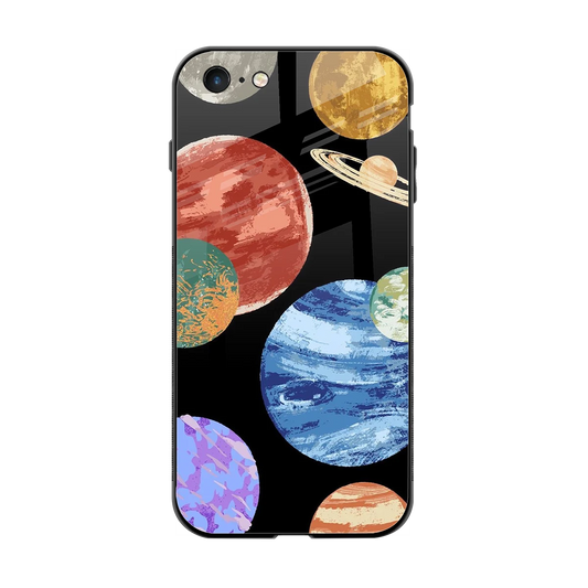 Planet Parade back phone cover | glass case for iphone 6