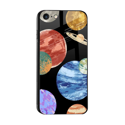 Planet Parade sleek iphone 7 cover with tempered glass back and TPU edges