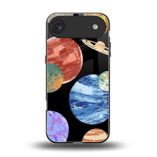 Planet Parade back phone cover | glass case for iphone air