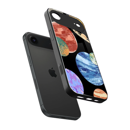 Planet Parade sleek iphone air cover with tempered glass back and TPU edges