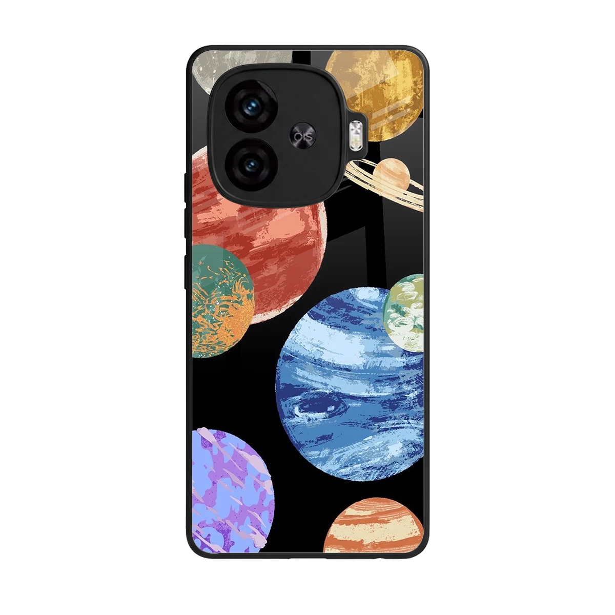 Planet Parade back phone cover | glass case for iqoo neo 10r 5g