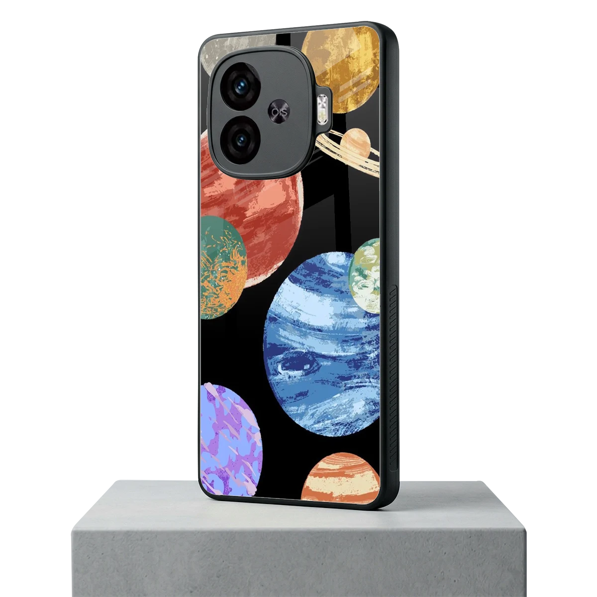 Planet Parade iqoo neo 10r 5g mobile cover | shockproof glass phone case