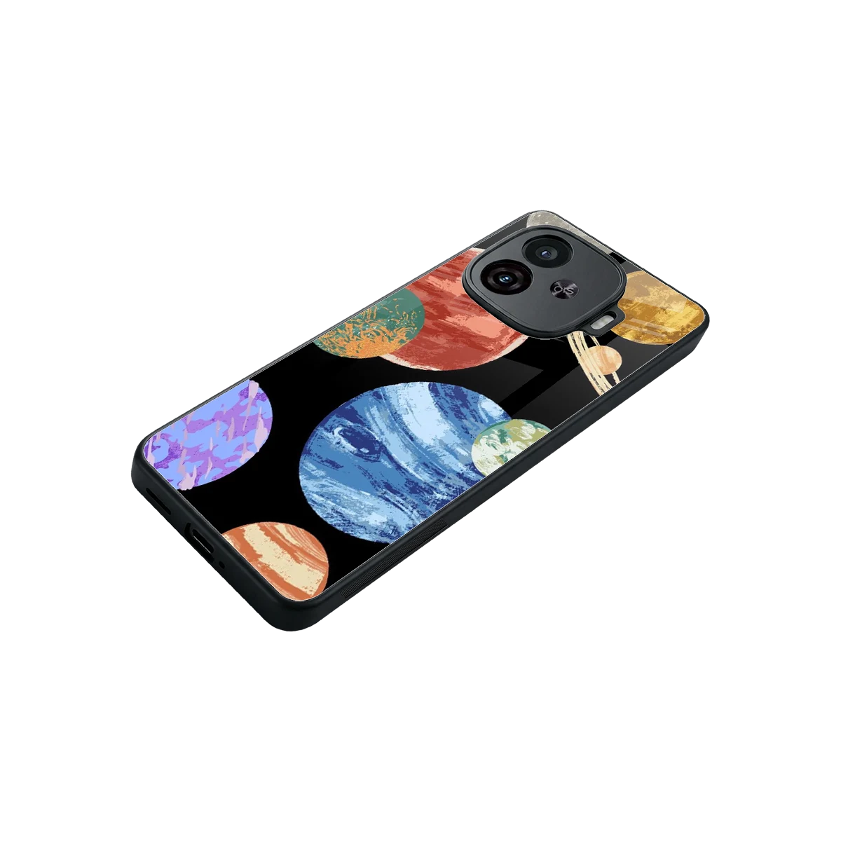 Planet Parade stylish phone case for iqoo neo 10r 5g | glossy glass and slim fit