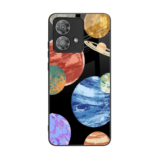 Planet Parade back phone cover | glass case for motorola edge 40 neo 5g