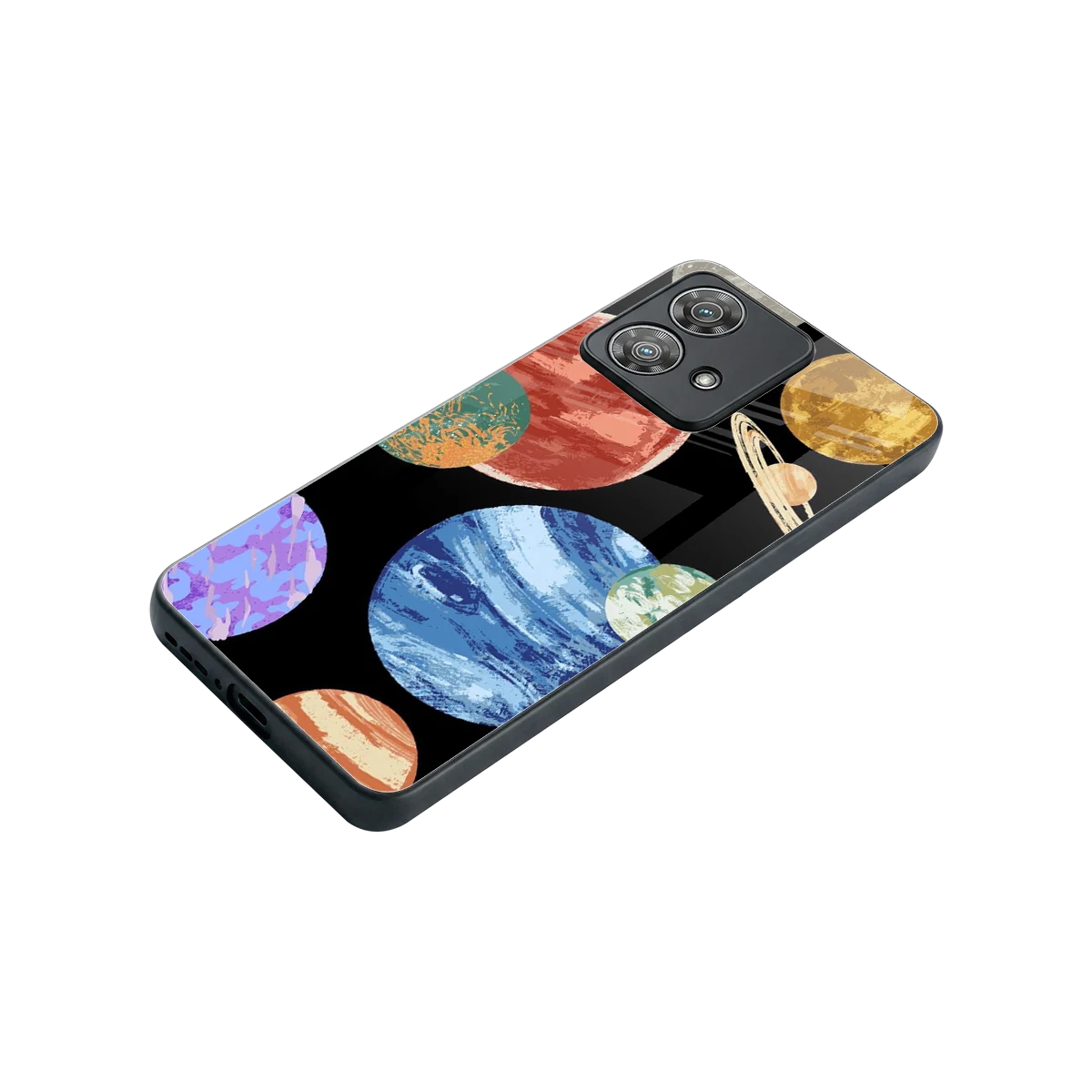 Planet Parade stylish phone case for motorola edge 40 neo 5g | glossy glass and slim fit