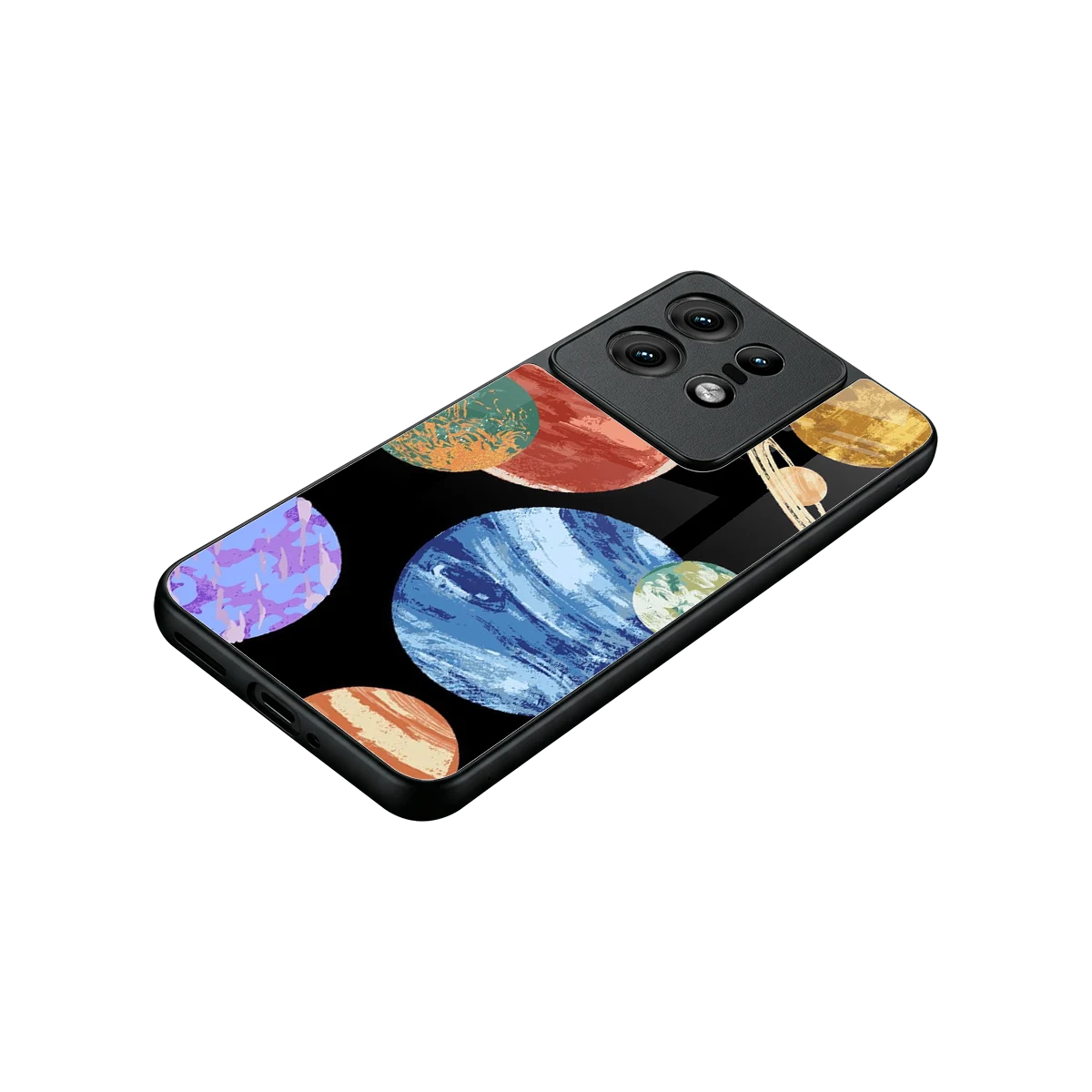 Planet Parade stylish phone case for motorola edge 50 pro | glossy glass and slim fit
