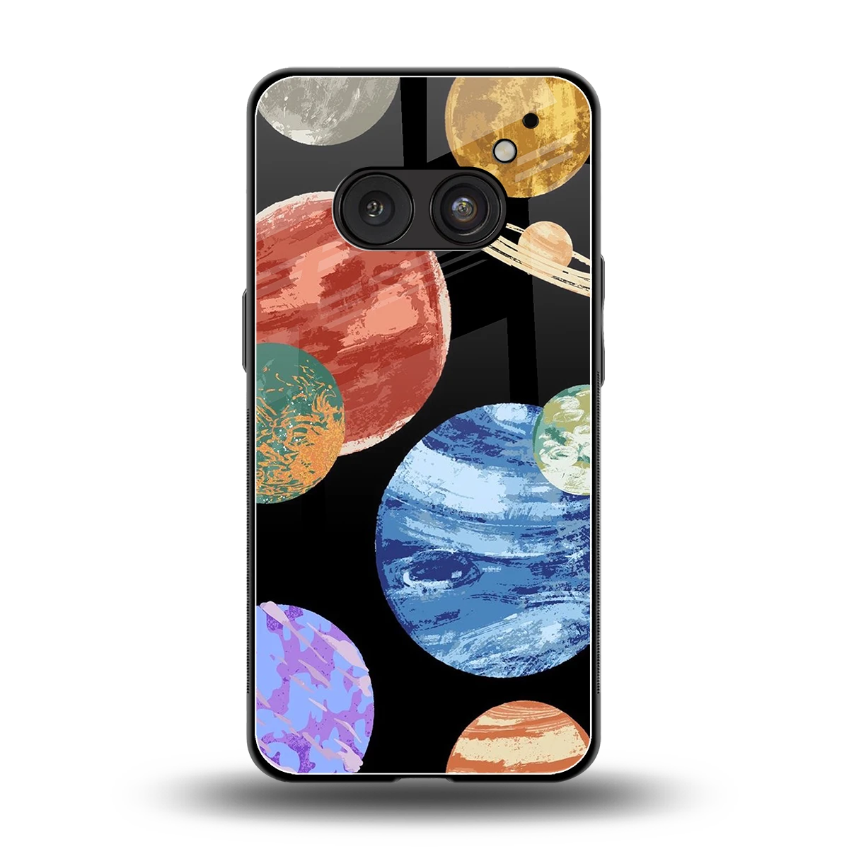 Planet Parade back phone cover | glass case for nothing phone 2a plus
