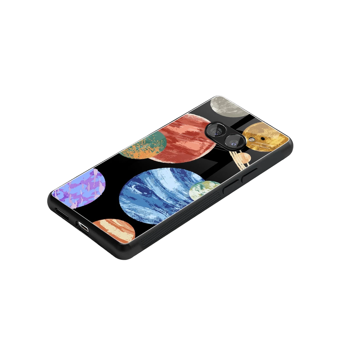 Planet Parade stylish phone case for nothing phone 2a | glossy glass and slim fit