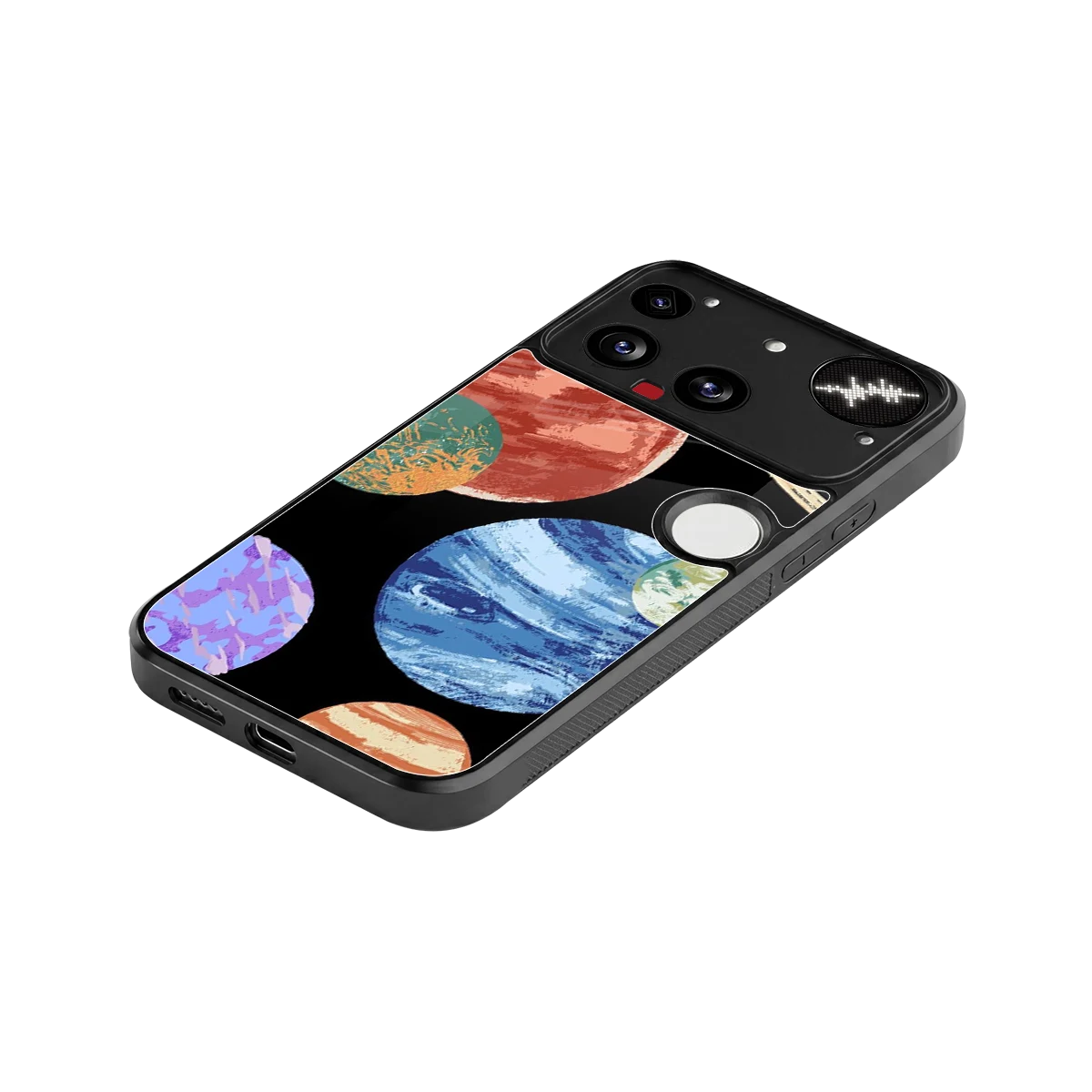 Planet Parade stylish phone case for nothing phone 3 | glossy glass and slim fit