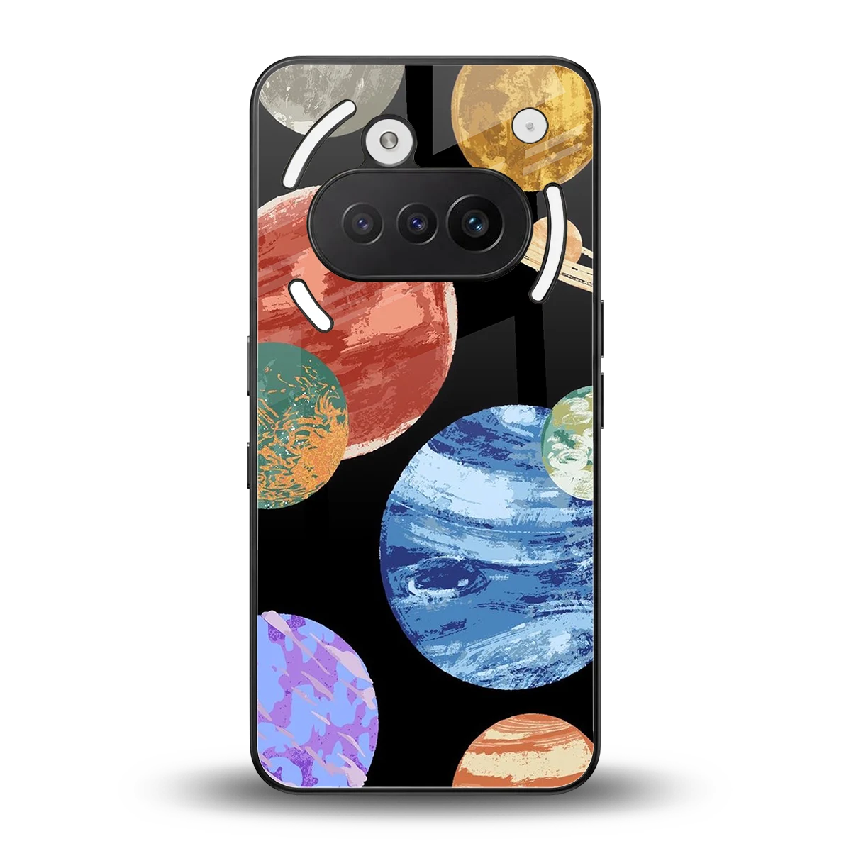 Planet Parade back phone cover | glass case for nothing phone 3a