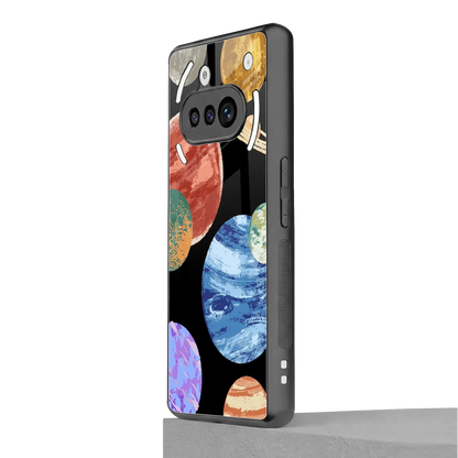 Planet Parade nothing phone 3a mobile cover | shockproof glass phone case