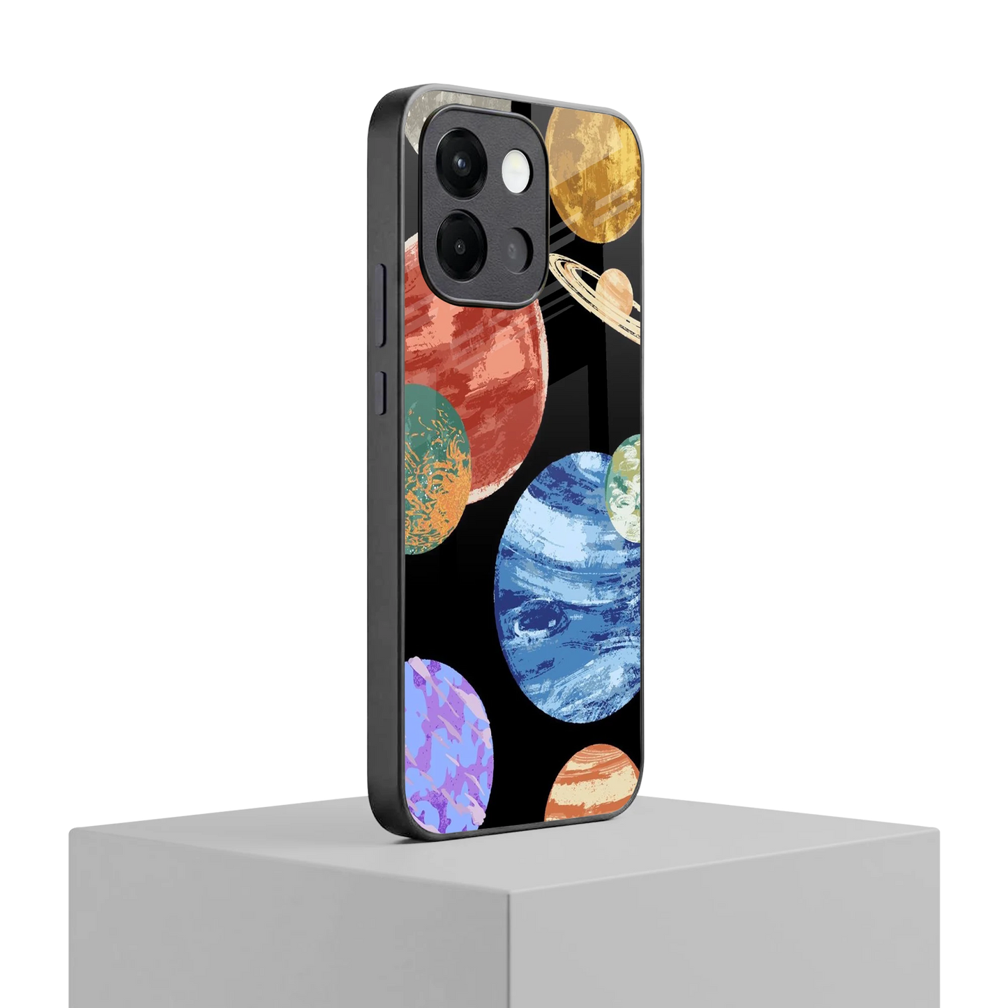 Planet Parade oneplus 13s mobile cover | shockproof glass phone case