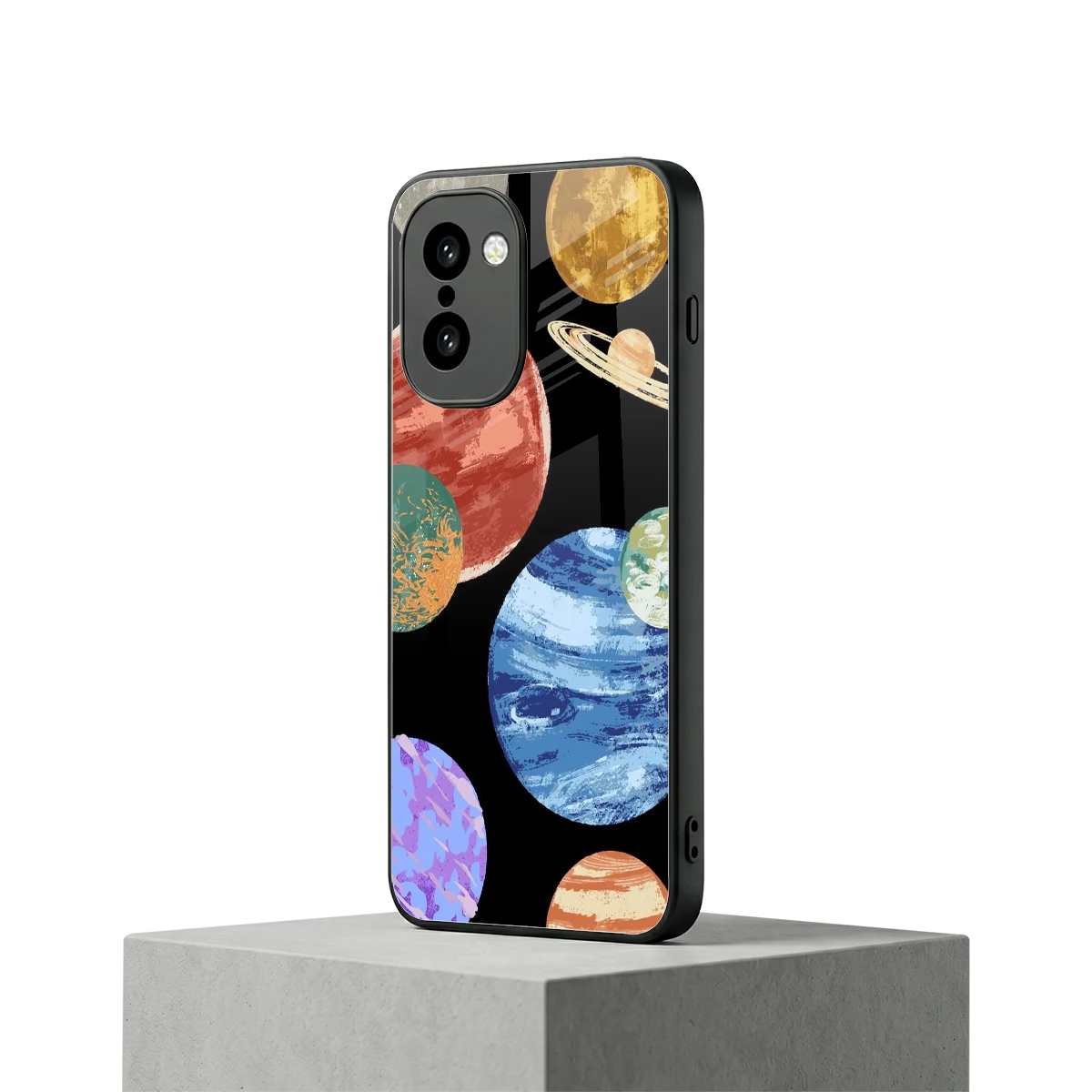 Planet Parade oneplus 15r mobile cover | shockproof glass phone case