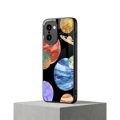 Planet Parade oneplus 15r mobile cover | shockproof glass phone case