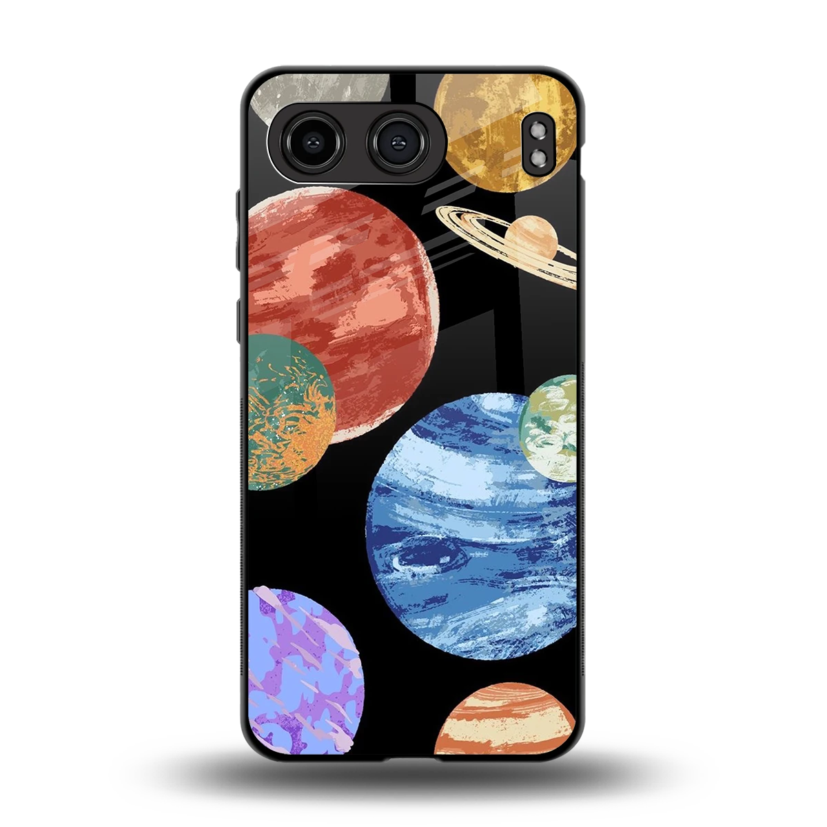 Planet Parade back phone cover | glass case for oneplus nord 4