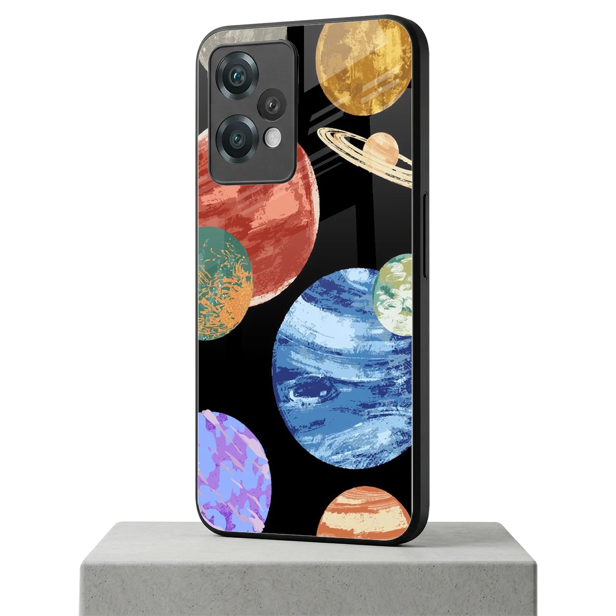 Planet Parade oneplus nord ce 2 lite mobile cover | shockproof glass phone case