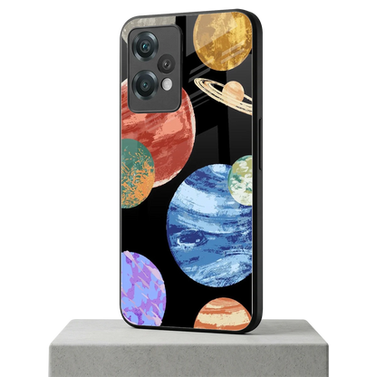 Planet Parade oneplus nord ce 2 lite mobile cover | shockproof glass phone case