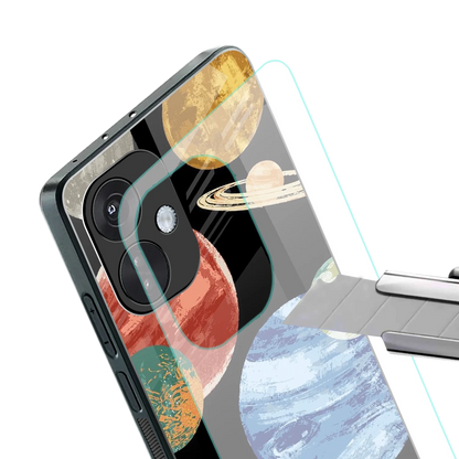 Planet Parade stylish phone case for oneplus nord ce 3 | glossy glass and slim fit