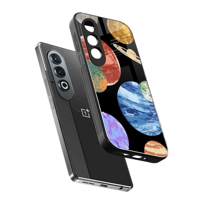 Planet Parade sleek oneplus nord ce 4 cover with tempered glass back and TPU edges