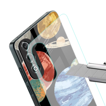 Planet Parade stylish phone case for oneplus nord ce 4 | glossy glass and slim fit