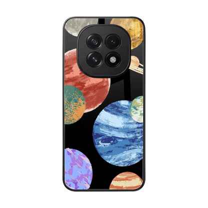Planet Parade back phone cover | glass case for oppo f29 5g