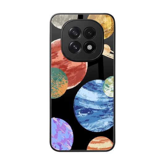 Planet Parade back phone cover | glass case for oppo f29 5g