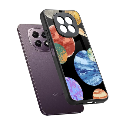 Planet Parade sleek oppo f29 5g cover with tempered glass back and TPU edges