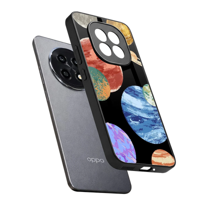 Planet Parade sleek oppo f29 pro 5g cover with tempered glass back and TPU edges