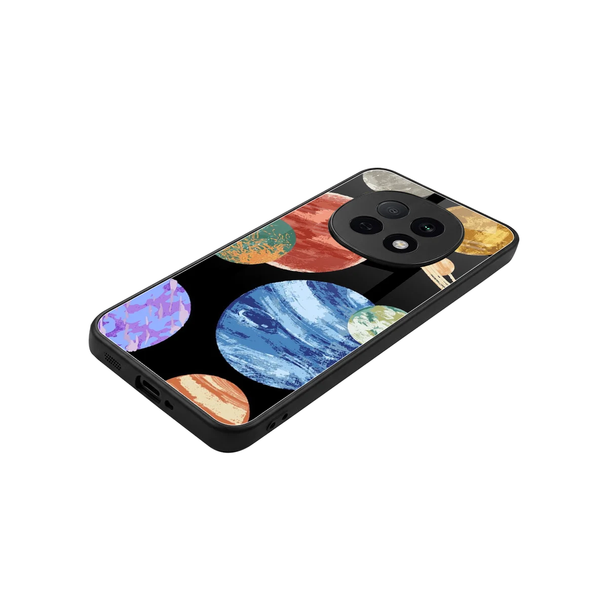 Planet Parade stylish phone case for oppo f29 pro 5g | glossy glass and slim fit