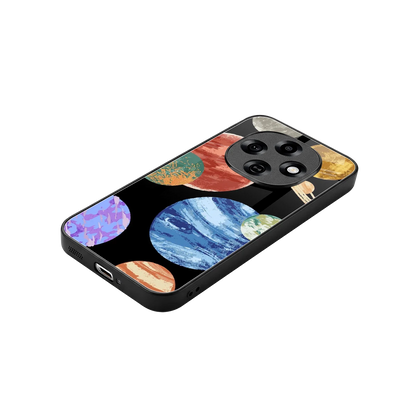 Planet Parade stylish phone case for oppo f31 pro 5g | glossy glass and slim fit
