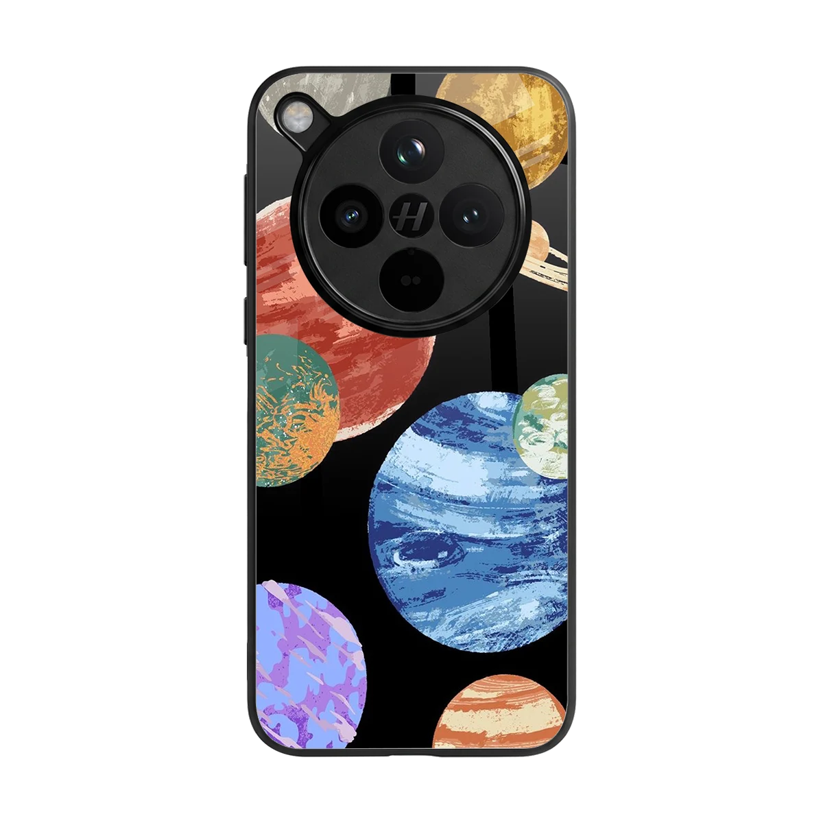 Planet Parade back phone cover | glass case for oppo find x8