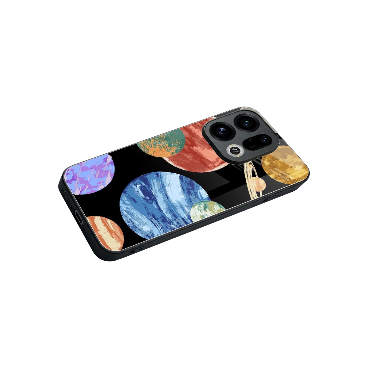 Planet Parade stylish phone case for oppo find x9 | glossy glass and slim fit