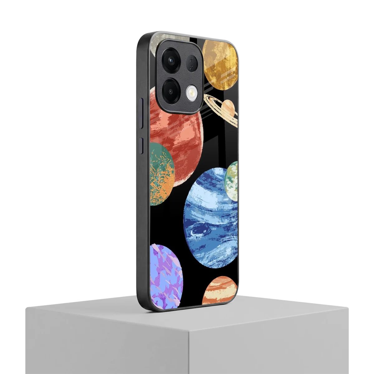 Planet Parade oppo k13 5g mobile cover | shockproof glass phone case