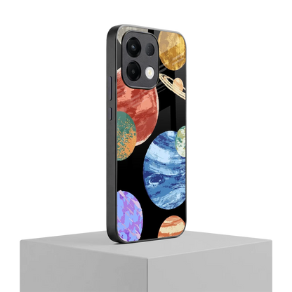 Planet Parade oppo k13 5g mobile cover | shockproof glass phone case