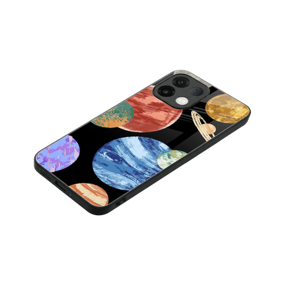 Planet Parade stylish phone case for oppo k13 5g | glossy glass and slim fit