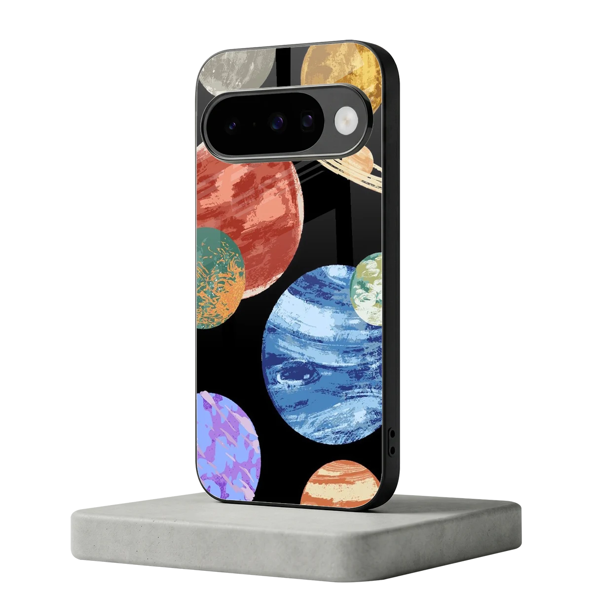 Planet Parade google pixel 10 mobile cover | shockproof glass phone case