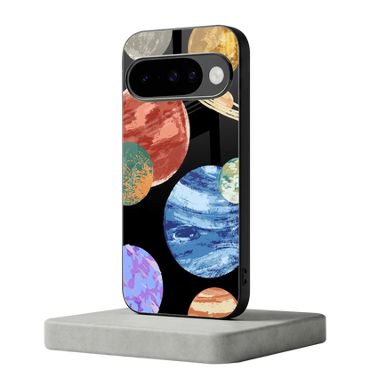 Planet Parade google pixel 10 mobile cover | shockproof glass phone case