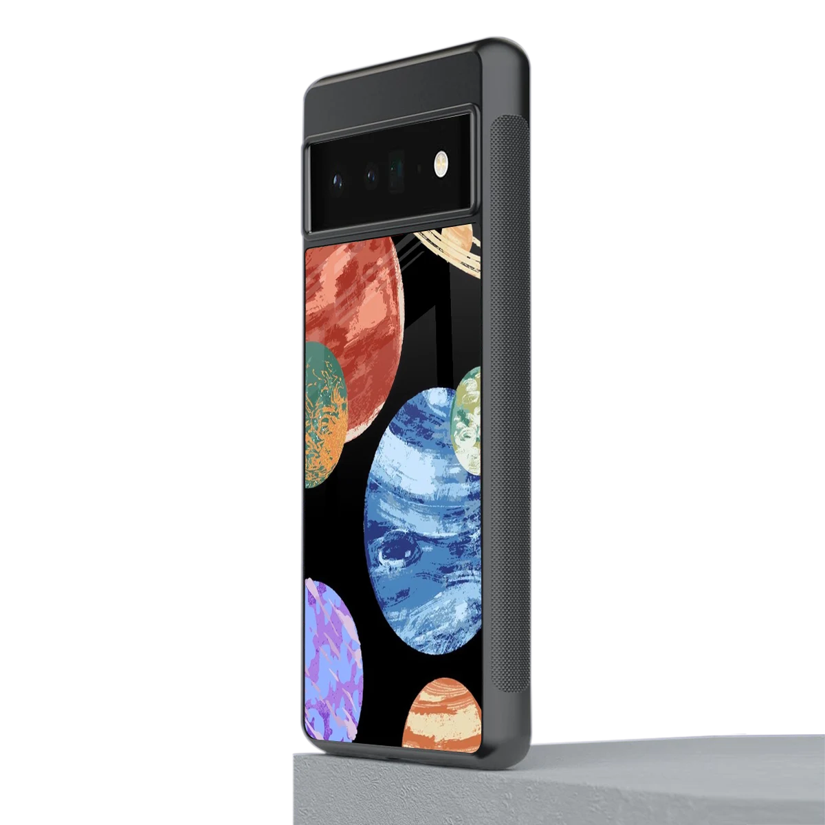 Planet Parade stylish phone case for google pixel 6 pro | glossy glass and slim fit
