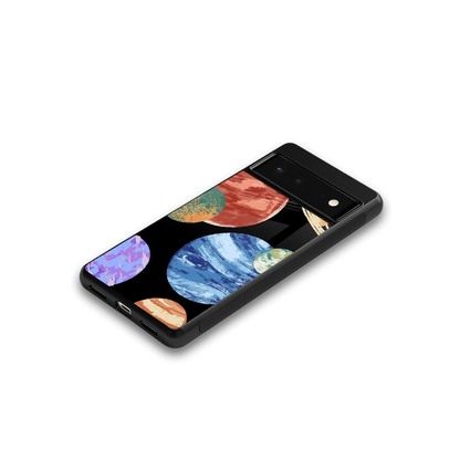 Planet Parade google pixel 6 mobile cover | shockproof glass phone case