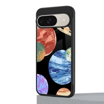 Planet Parade google pixel 9 mobile cover | shockproof glass phone case