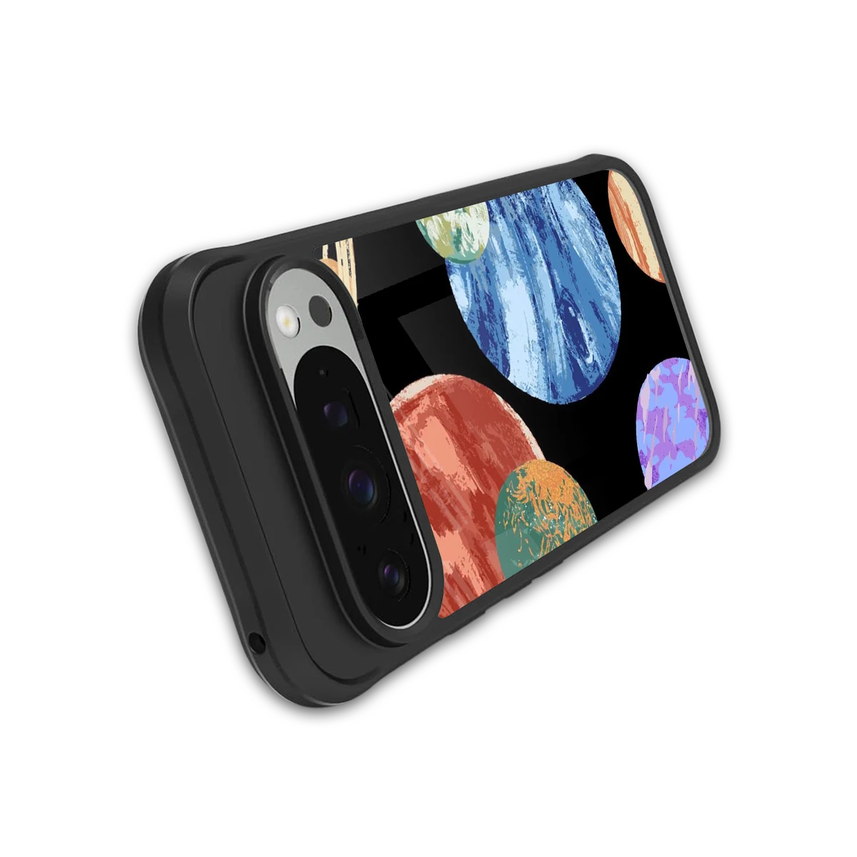 Planet Parade stylish phone case for google pixel 9 pro xl | glossy glass and slim fit